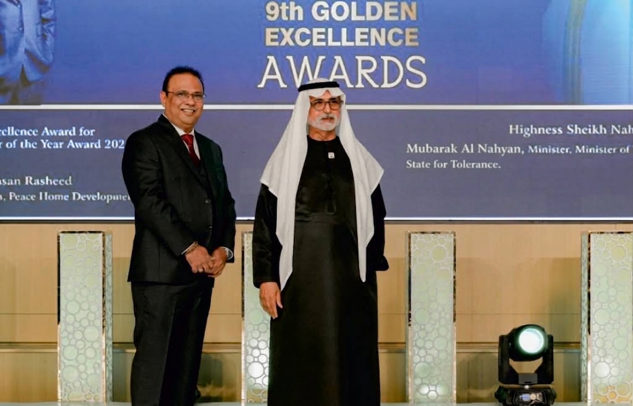 H.H. Sheikh Nahayan bin Mabarak Al Nahayan Honours Winners of the 9th Golden Excellence Awards